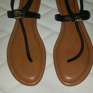 BCBGeneration Thong Snakeskin Sandals